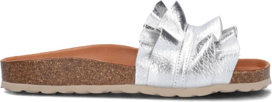 VERBENAS Slippers Dames Rocio Maat: 41 Materiaal: Leer Kleur: Zilver