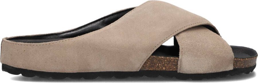 VERBENAS Slippers Heren Lex Maat: 43 Materiaal: Suède Kleur: Beige