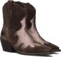 VIA VAI Eveline Riley Enkellaarsjes Enkelboots met rits Dames Bruin - Thumbnail 3