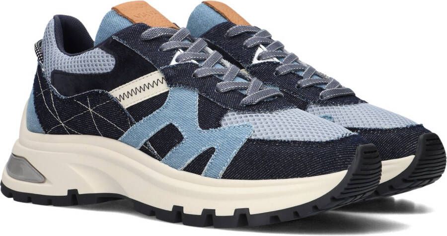 VIA VAI Lage Sneakers Dames Liz Finley Maat: 39 Materiaal: Textiel Kleur: Blauw