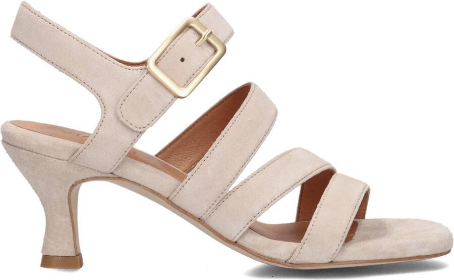 VIA VAI Sandalen Dames Lara Maat: 40 Materiaal: Suède Kleur: Beige