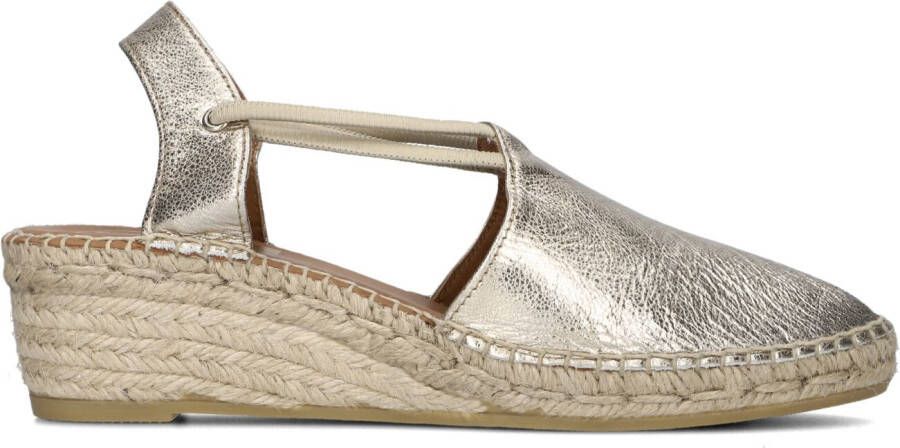 VIGUERA Espadrilles Dames 1825 Met Maat: 38 Materiaal: Leer Kleur: Goud