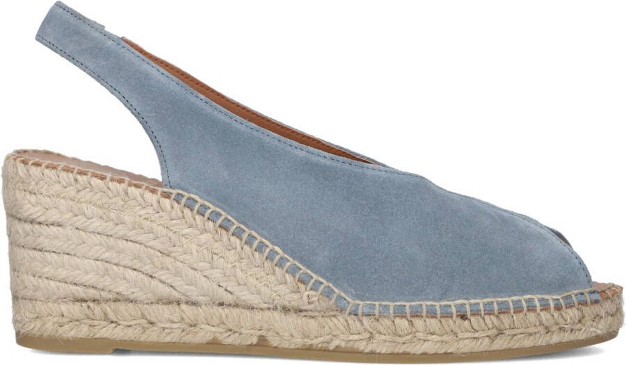 VIGUERA Espadrilles Dames 2127 Maat: 36 Materiaal: Suède Kleur: Blauw