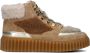 VOILE BLANCHE Hoge Sneakers Dames Eva Hike Maat: 36 Materiaal: Suède Kleur: Camel - Thumbnail 2