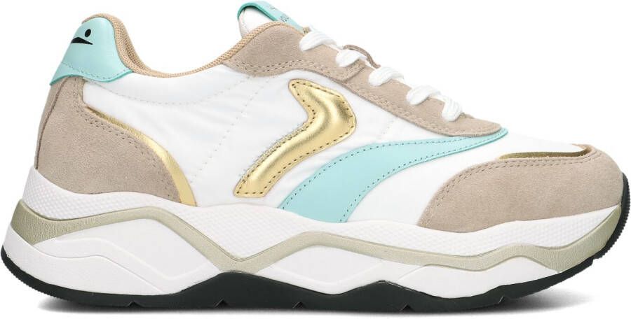 VOILE BLANCHE Lage Sneakers Dames Club108 Maat: 37 Materiaal: Suède Kleur: Beige