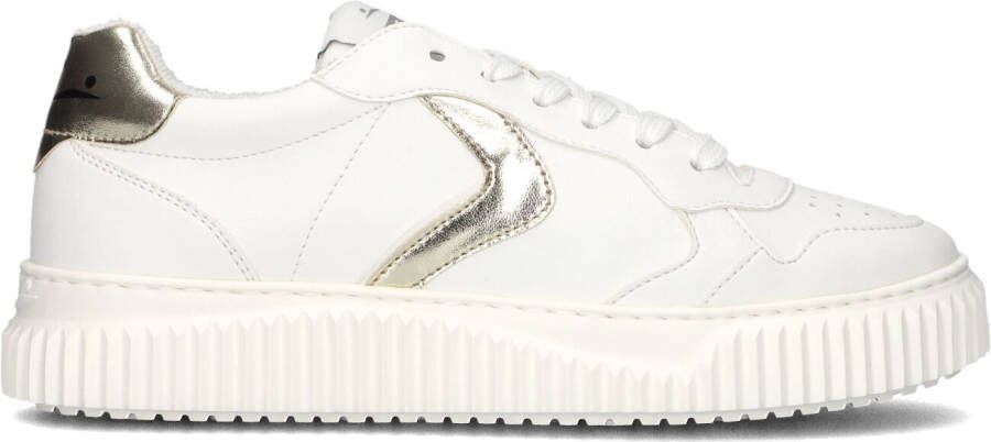 VOILE BLANCHE Lage Sneakers Dames Hybro 03 Woman Maat: 36 Materiaal: Leer Kleur: Wit