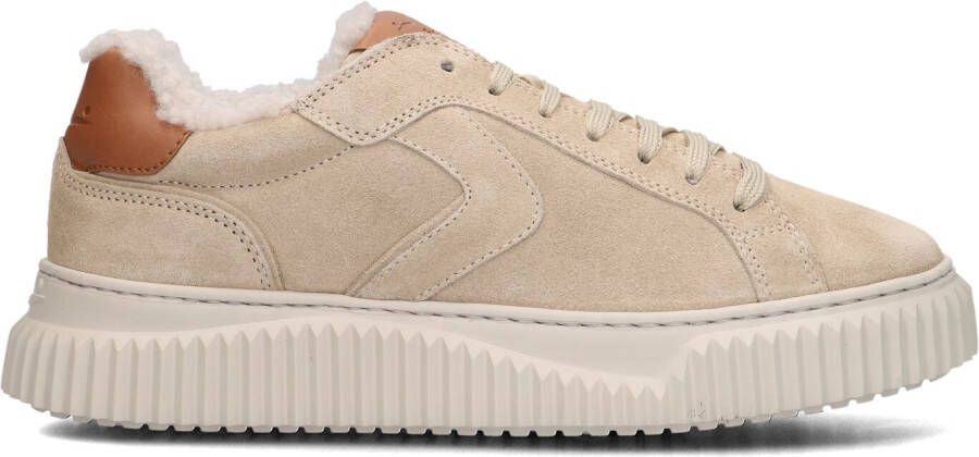 VOILE BLANCHE Lage Sneakers Dames Lipari Maat: 36 Materiaal: Suède Kleur: Beige