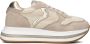 VOILE BLANCHE Lage Sneakers Dames Merry Curly Maat: 41 Materiaal: Suède Kleur: Beige - Thumbnail 3