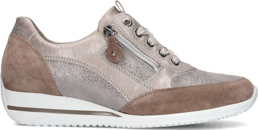 WALDLAUFER Waldläufer Lage Sneakers Dames 980008 Glit Maat: 36 5 Materiaal: Leer Kleur: Taupe