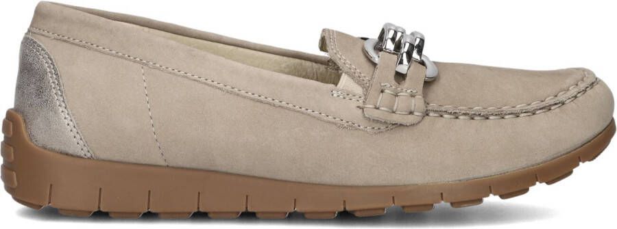 WALDLAUFER Waldläufer Mocassins Dames 785511 Maat: 40 Materiaal: Nubuck Kleur: Beige