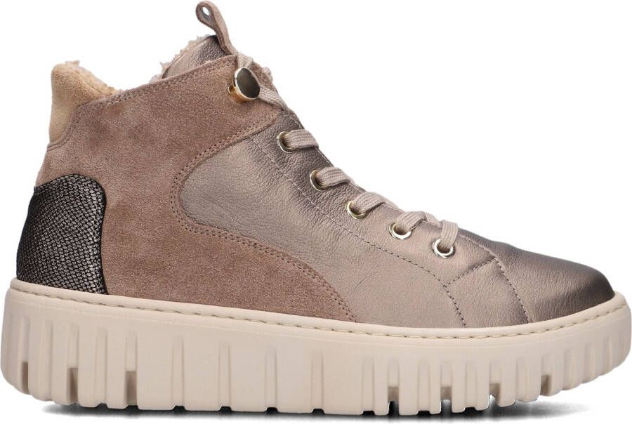 WALDLAUFER Waldläufer Sneakers Dames Combi H Rits Sneaker Maat: 41 5 Materiaal: Suède Kleur: Beige