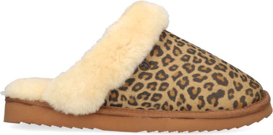 WARMBAT Pantoffels Dames Collie Maat: 36 Materiaal: Suède Kleur: Camel