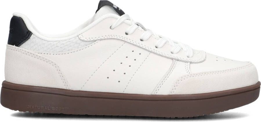 WODEN Lage Sneakers Dames Bjork Mix Maat: 42 Materiaal: Leatherlook Kleur: Wit