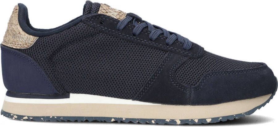 WODEN Lage Sneakers Dames Ydun Icon Maat: 36 Materiaal: Mesh Kleur: Blauw