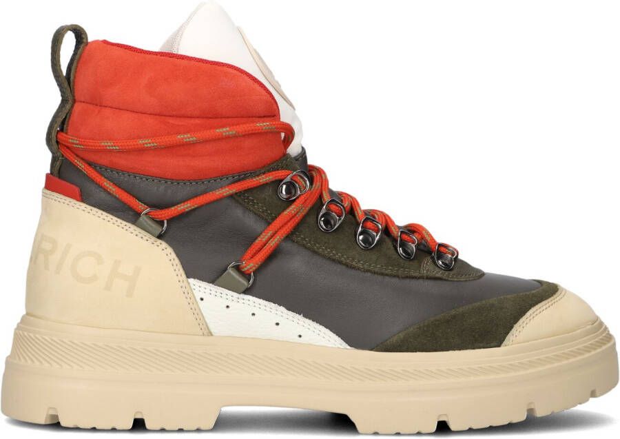 WOOLRICH Veterboots Dames Retro Hiking Boot Gum Maat: 41 Materiaal: Leer Kleur: Bruin