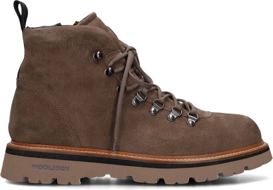 WOOLRICH Veterboots Heren City Hiking Boot Maat: 43 5 Materiaal: Suède Kleur: Taupe