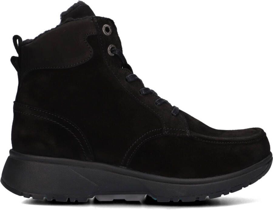 XSENSIBLE Veterboots Dames Sue H Sneaker Vacht Maat: 37 Materiaal: Suède Kleur: Zwart