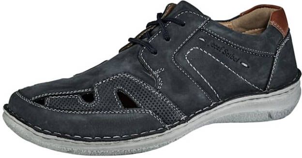 Josef Seibel Veterschoen met optimaal comfort Donkerblauw