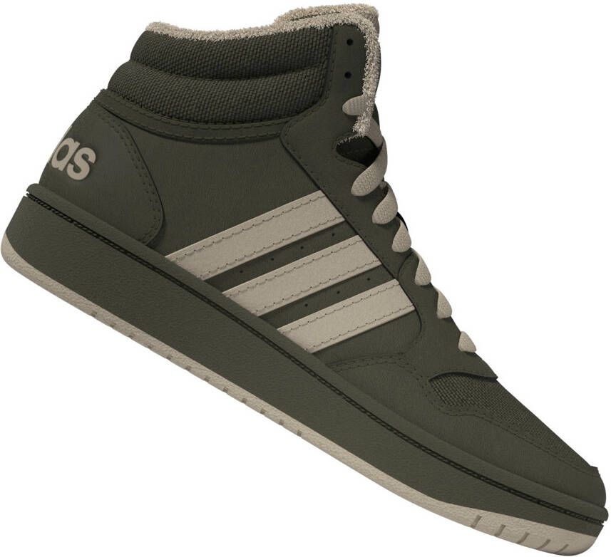 Adidas Kid's Hoops Mid 3.0 Winterschoenen 5K olijfgroen