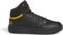 Adidas Sportswear Hoops Mid 3.0 sneakers zwart geel Jongens Imitatieleer 36 2 3 - Thumbnail 2