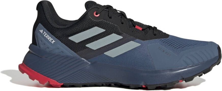 Adidas TERREX Soulstride RAIN.RDY Trail Running Schoenen Unisex Blauw