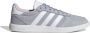 Adidas Breaknet suede dames sneakers grijs wit Echt leer Uitneembare zool - Thumbnail 2