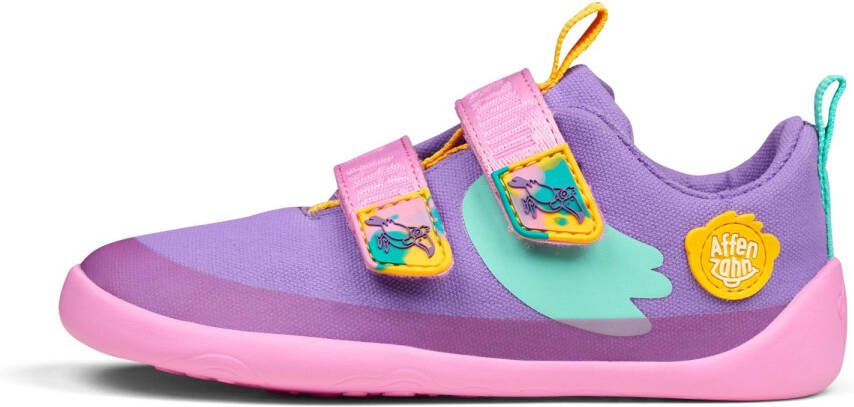 Affenzahn Kid's Cotton Lucky Barefootschoenen creative tukan purper