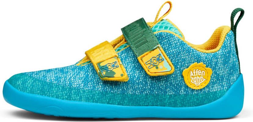 Affenzahn Kid's Knit Happy Barefootschoenen creative bear turquoise