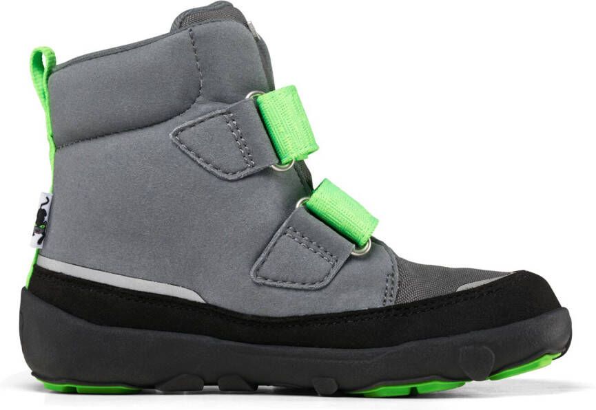 Affenzahn Kid's Mid Boot Chamude Comfy Winterschoenen grijs zwart