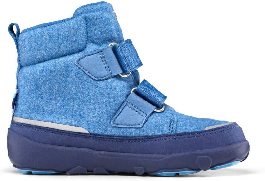 Affenzahn Kid's Mid Boot Wool Comfy Winterschoenen blauw