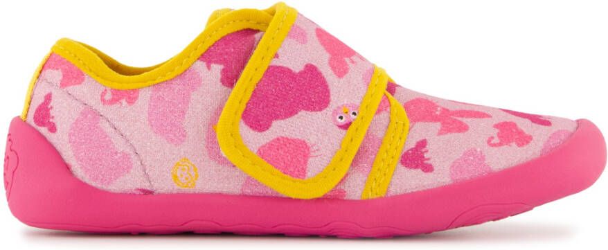 Affenzahn Kid's Pantoffel Katoen Movy Pantoffels roze