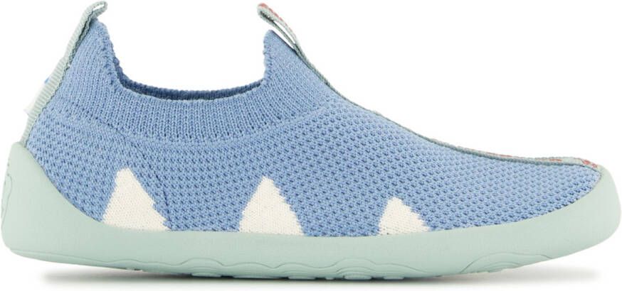 Affenzahn Kid's Pantoffel Knit Flinky Pantoffels blauw