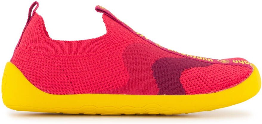 Affenzahn Kid's Pantoffel Knit Flinky Pantoffels rood