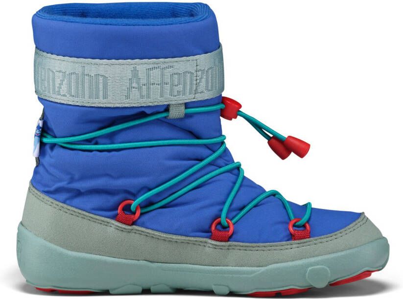 Affenzahn Kid's Snow Boot Vegan Snowy Winterschoenen blauw turkoois