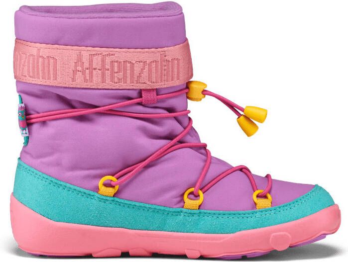 Affenzahn Kid's Snow Boot Vegan Snowy Winterschoenen purper roze