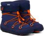 Affenzahn Kid's Snowy Witty Vegan Snowboot Olifant Winterschoenen blauw - Thumbnail 2