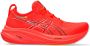 ASICS Gel-Nimbus 26 Hardloopschoenen Regular rood zwart - Thumbnail 1