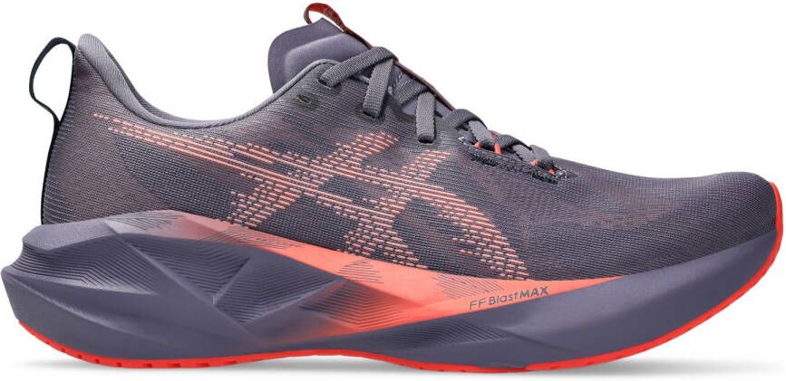 ASICS Novablast 5 Hardloopschoenen grijs oranje