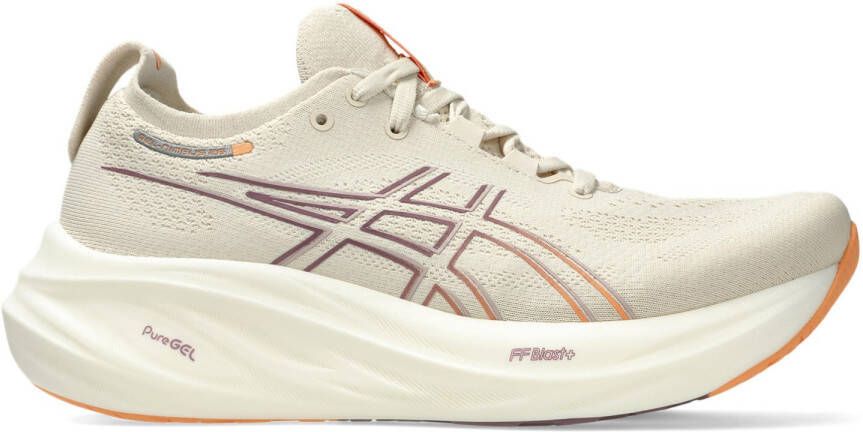 ASICS Women's Gel-Nimbus 26 Hardloopschoenen beige