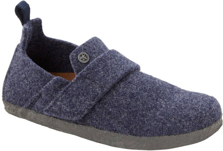 Birkenstock Kid's Zermatt HL Felt Pantoffels Narrow blauw