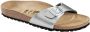 Birkenstock Madrid BF Silber Narrow Dames Slippers Silver - Thumbnail 6