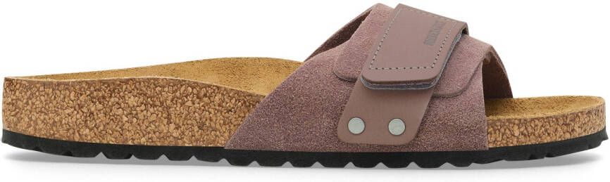 Birkenstock Women's Oita Suede Leather Sandalen Narrow bruin