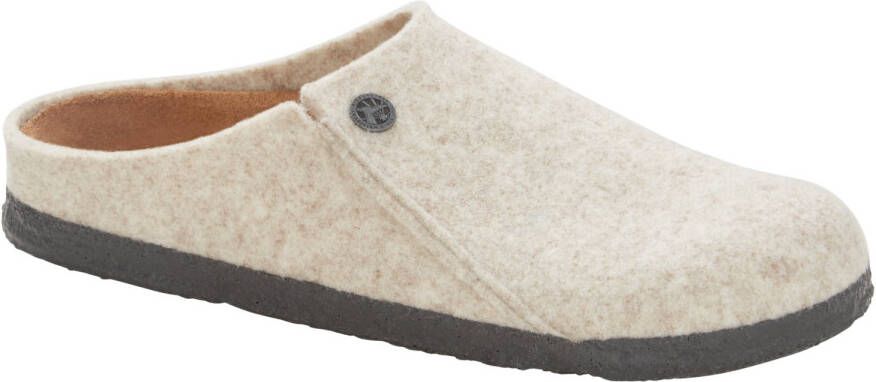 Birkenstock Zermatt Wool Felt Pantoffels Regular beige