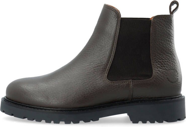 Ca'Shott Women's Casaya Chelsea Boot Hoge schoenen grijs zwart