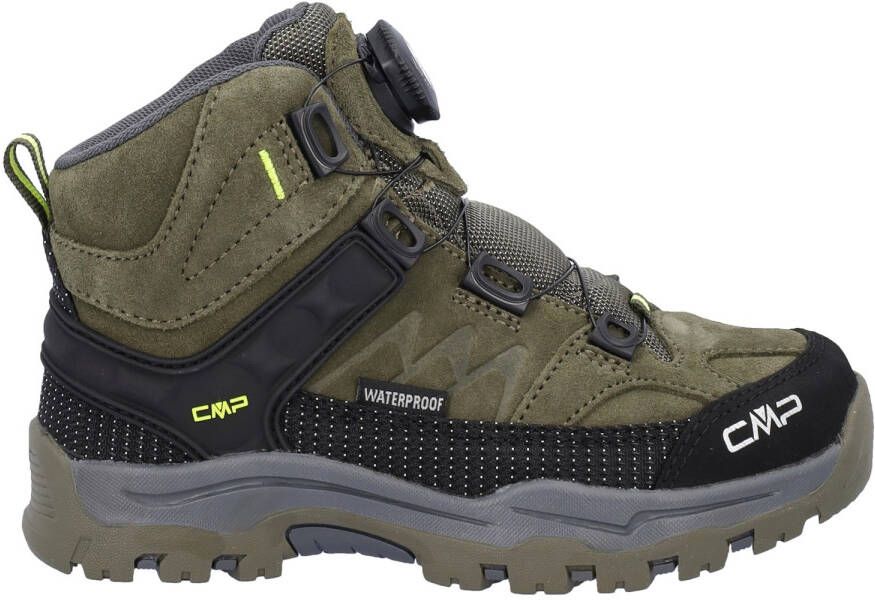 CMP Kid's Kiruna Mid Fitgo Trekking Shoes WP Wandelschoenen olijfgroen