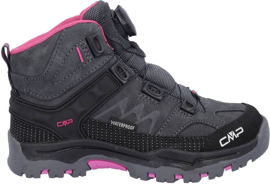 CMP Kid's Kiruna Mid Fitgo Trekking Shoes WP Wandelschoenen zwart