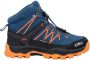 CMP Kid's Rigel Mid Trekking Shoes Waterproof Wandelschoenen blauw - Thumbnail 2