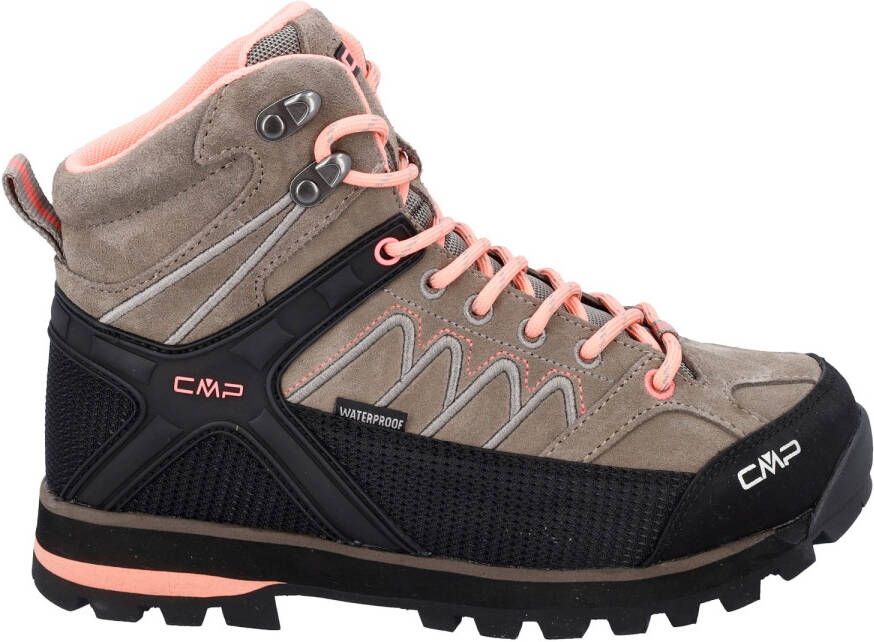 CMP Women's Moon Mid Trekking Shoe Waterproof Wandelschoenen zwart bruin