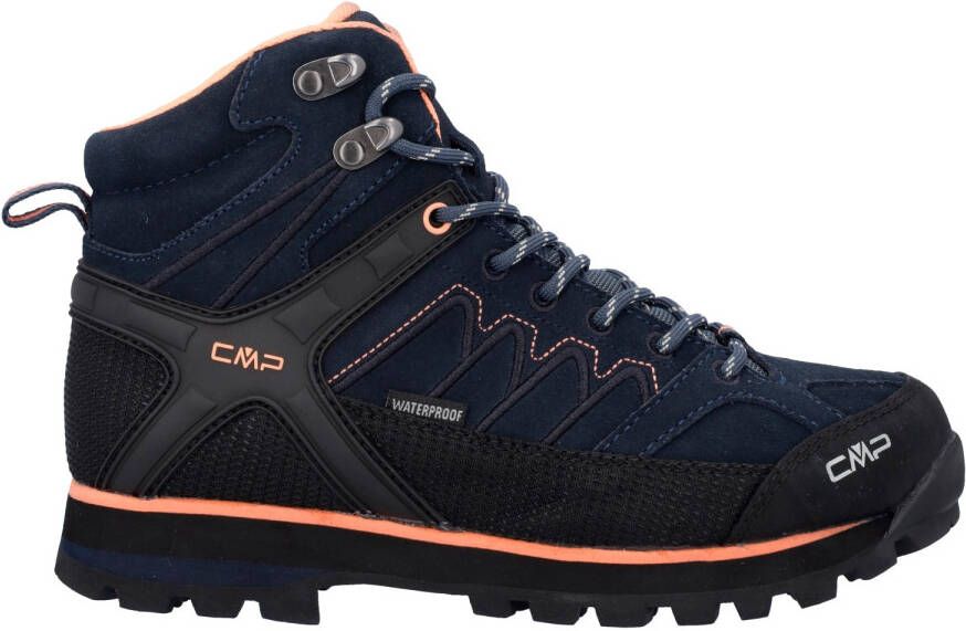 CMP Women's Moon Mid Trekking Shoe Waterproof Wandelschoenen zwart blauw