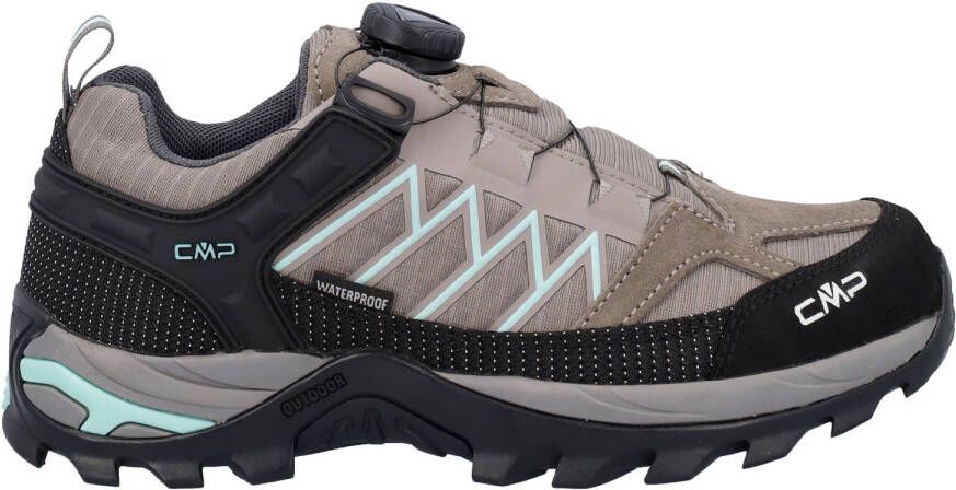 CMP Women's Rigel Low Fitgo Trekking Shoes WP Multisportschoenen zwart grijs